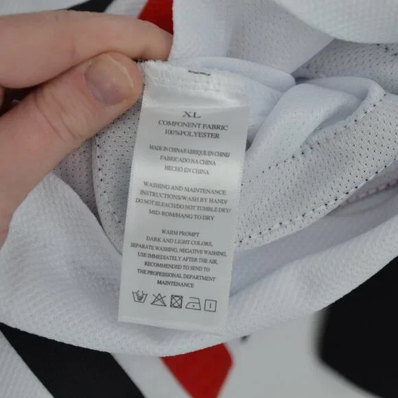 NEW Jersey Nation Grisworld Hockey Jersey Shirt Christmas Vacation White Size XL - Picture 5 of 5